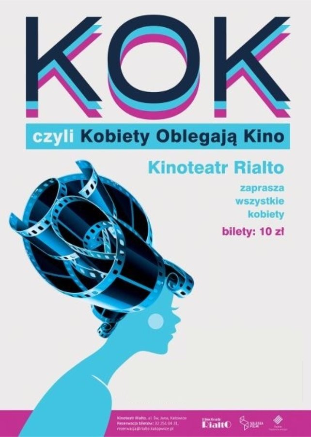 Plakat KOK czyli kobiety oblegają kino
