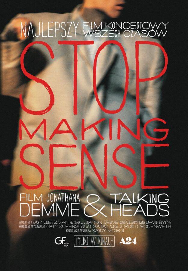 Powiększ obraz, plakat do filmu Stop Making sense
