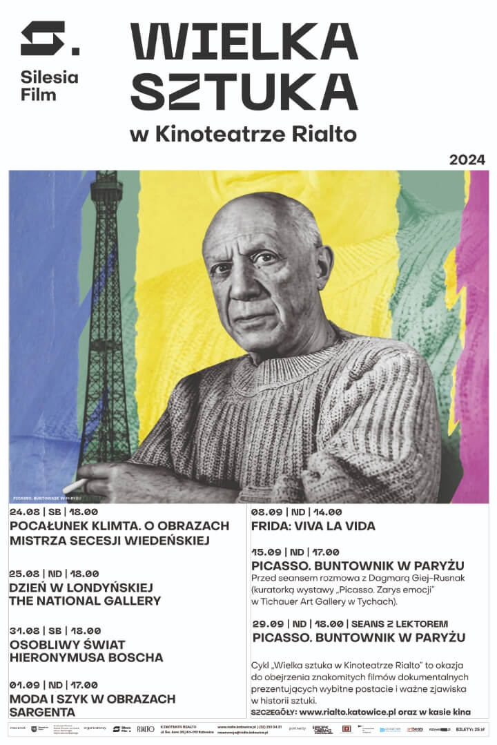Powiększ obraz, Plakat Wielka Sztuka w Kinoteatrze Rialto